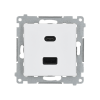 SIMON54 DEC2CAQ.01/11  ładowarka USB podwójna  30W  typu C+A