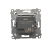 SIMON54 DC2USB.01/44  ładowarka USB podwójna typu A+A