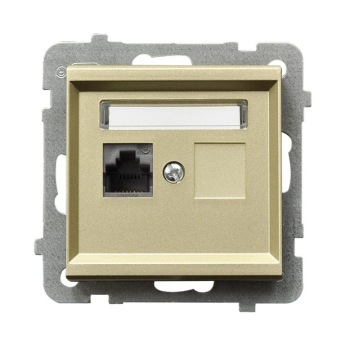 SONATA GPK-1R/K/m/39  gniazdo komputerowe pojedyncze  kategorii 5e  RJ45  KRONE