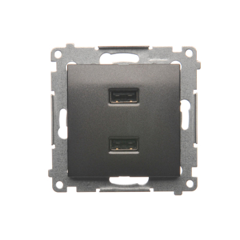 SIMON54 DC2USB.01/48  ładowarka USB podwójna typu A+A