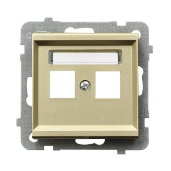 SONATA GPK-2R/p/39  pokrywka gniazda teleinformatycznego podwójnego