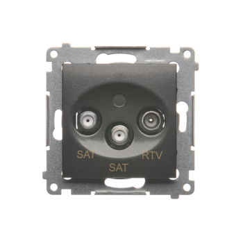SIMON54 DASK2.01/48  gniazdo antenowe RTV-SAT-SAT końcowe