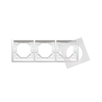 BASIC MODUŁ BMR3B/11  ramka potrójna bryzgoszczelna IP44 z uszczelkami