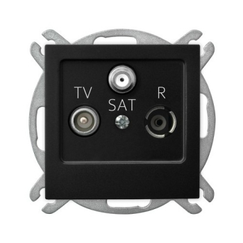 AS GPA-GS/m/33  gniazdo antenowe RTV-SAT końcowe