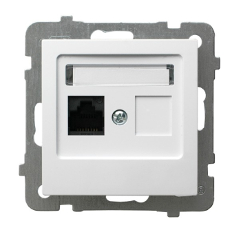 AS GPK-1G/K/m/00  gniazdo komputerowe pojedyncze  kategorii 5e  RJ45  KRONE