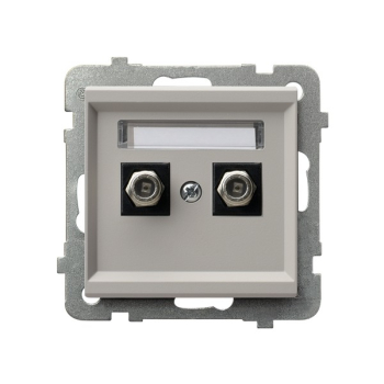 SONATA GPA-2RF/m/82  gniazdo antenowe podwójne typu F