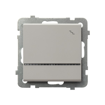 SONATA ŁP-3RS/m/82  łącznik schodowy pojedynczy z podświetleniem