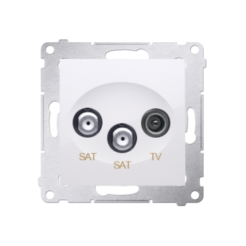 SIMON54 DASK2.01/11  gniazdo antenowe RTV-SAT-SAT końcowe