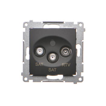 SIMON54 DASK2.01/49  gniazdo antenowe RTV-SAT-SAT końcowe