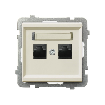 SONATA GPK-2R/K/m/27  gniazdo komputerowe podwójne  kategorii 5e  RJ45  KRONE