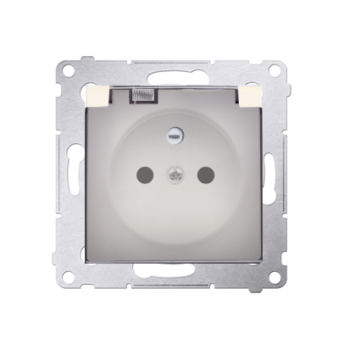 SIMON54 DGZ1BUZ.01/41A  gniazdo pojedyncze hermetyczne z uziemieniem bez uszczelki,  zaciski śrubowe