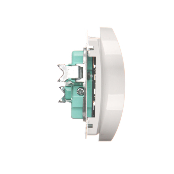 BASIC MODUŁ BMGZ2MZ.01/11  gniazdo podwójne z uziemieniem oraz przesłonami torów prądowych modułowe do ramek