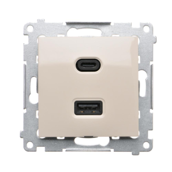 SIMON54 DEC2CAQ.01/41  ładowarka USB podwójna  30W  typu C+A