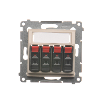 SIMON54 DGL34.01/41  gniazdo głośnikowe poczwórne