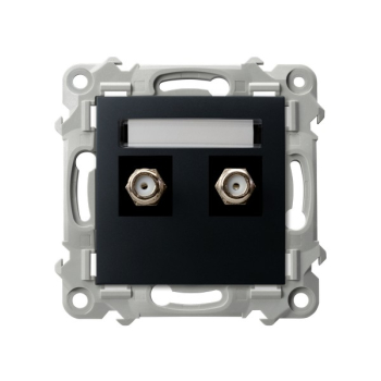 SZAFIR GPA-2ZF/m/33  gniazdo antenowe podwójne typu F