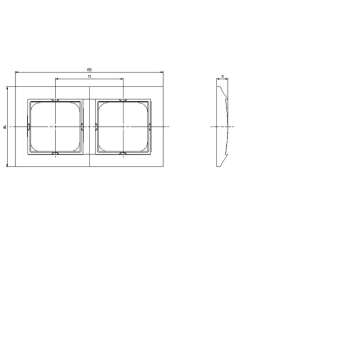IMPRESJA RH-2Y/00  ramka podwójna bryzgoszczel