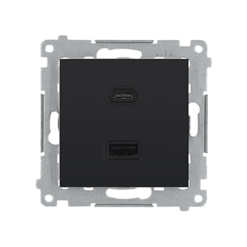 SIMON54 DEC2CAQ.01/49  ładowarka USB podwójna  30W  typu C+A