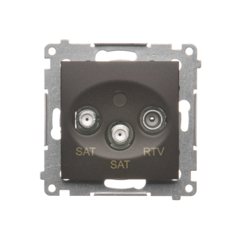SIMON54 DASK2.01/46  gniazdo antenowe RTV-SAT-SAT końcowe