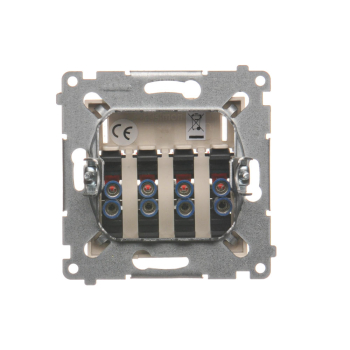 SIMON54 DGL34.01/41  gniazdo głośnikowe poczwórne