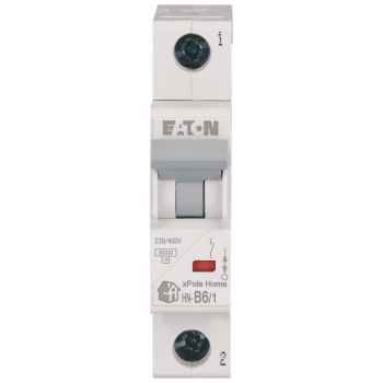 Wyłącznik nadprądowy  B   6A  1P   6kA AC  HN-B6/1  EATON  xPole Home