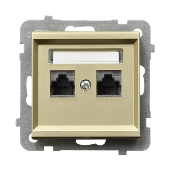 SONATA GPK-2R/K/m/39  gniazdo komputerowe podwójne  kategorii 5e  RJ45  KRONE