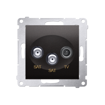 SIMON54 DASK2.01/48  gniazdo antenowe RTV-SAT-SAT końcowe