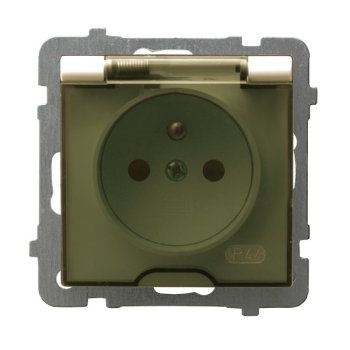 AS GPH-1GZ/m/27/d  gniazdo pojedyncze hermetyczne z uziemieniem