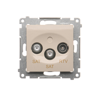 SIMON54 DASK2.01/41  gniazdo antenowe RTV-SAT-SAT końcowe
