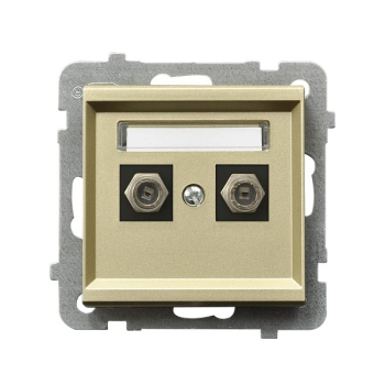 SONATA GPA-2RF/m/39  gniazdo antenowe podwójne typu F