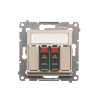 SIMON54 DGL32.01/41  gniazdo głośnikowe podwójne