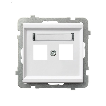 SONATA GPK-2R/p/75  pokrywka gniazda teleinformatycznego podwójnego