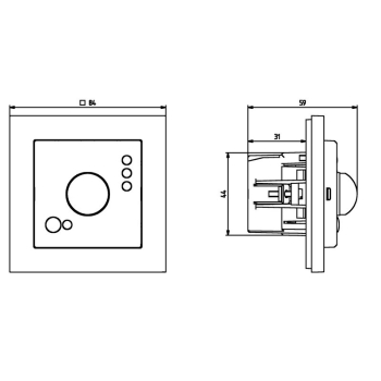 SONATA ŁP-16R/m/33  czujnik ruchu