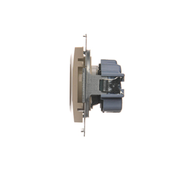 SIMON54 DGZ1CZ.01/41  gniazdo pojedyncze z uziemieniem oraz przesłonami torów prądowych, szybkozłącza