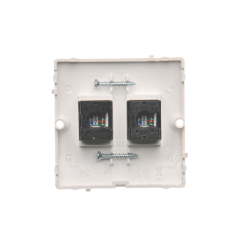 BASIC MODUŁ BMF52.02/11  gniazdo komputerowe podwójne  kategorii 5e  RJ45  nieekranowane