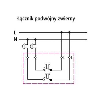 IMPRESJA ŁP-17Y/m/23  przycisk podwójny
