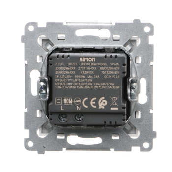 SIMON54 DEC2CAQ.01/11  ładowarka USB podwójna  30W  typu C+A