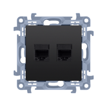 SIMON10 C52.01/49  gniazdo komputerowe podwójne  kategorii 5e  RJ45
